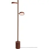 Good&Mojo Vloerlamp Okinawa, dimbaar, bruin / roest, Woon-/ Eetkamer, Hout, Modern, vloerlamp