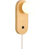 Good&Mojo Java Wandlamp | 1x GU10 3W | Met schakelaar | Naturel