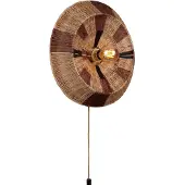 Good&Mojo Serengeti Wandlamp | 1x E27 max. 60W | Ø45cm | Bruin