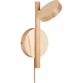 Good&Mojo Wandlamp Okinawa, dimbaar, hout licht, Woon-/ Eetkamer, Hout, Modern, wandlamp