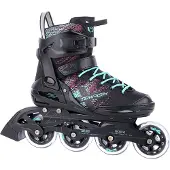 Tempish Wox 2.0 84 Lady Inline Skates Black/turquoise 38