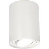 EDO Opbouwspot GU10 rond incl. fitting (Wit, 12.5cm hoog)
