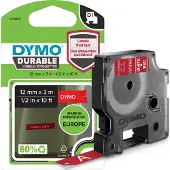 Dymo Tape 1978366 Wit op rood (12 mm)