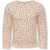 Kids Only KIDS MINI longsleeve gebreid ecru Meisjes Stretchkatoen Ronde hals - maat 122