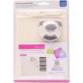 Vaessen creative Rilbord met Envelop Pons - voor Vouwen, Inkepingen en Afronden Hoeken - Doosjes, Enveloppen en Kaarten Maken
