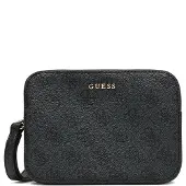 GUESS polstasje Small Necessaire Coal Logo donkergrijs