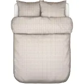 Marc O'Polo Dekbedovertrek Loke Oatmeal Satijn-200 x 200 / 220 cm | 2-Persoons