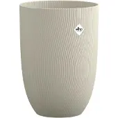 Elho Sereh Hoog 40 - Bloempot voor Binnen & Buiten - 100% Gerecycled Plastic - Ø 39 x H 53.4 cm - Paddenstoel beige