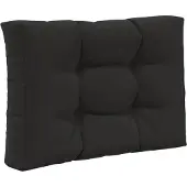 vidaXL Buitenbankkussen Polyester Zwart 60 x 60 x 8 cm