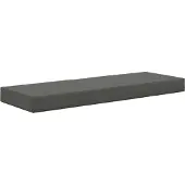 vidaXL Buitenstoel Kussen 100% Polyester Antraciet 115 x 40 x 8 cm