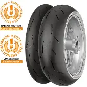 Continental motorfietsbanden, banden voor auto's, ContiRaceAttack 2 Street (180/55 ZR17 TL (73W), achterband, voor motorfietsen)