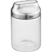 GEFU KIPPO Voorraadbus – 700 ml – Borosilicaatglas – Met Schenkdeksel en Kippfunctie