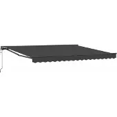 vidaXL Zonnescherm Frame Antraciet 400 × 300 cm