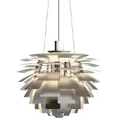 Louis Poulsen PH Artichoke Hanglamp - Ø 48 cm Stainless Steel | LED 3000-1800K D2W 41W | Phase dimming (mains dimm)