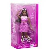 Barbie Mattel pop deluxe stijl golvend haar en strik speelgoed.