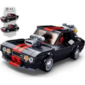 Sluban ModelBricks Straatracer auto bouwspeelgoed – Constructiespeelgoed – bouwset met 328 bouwstenen – M38‑B1085 – vanaf 8 jaar