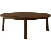 Audo Copenhagen Passage salontafel Donkergebeitst eiken,Ø90 cm