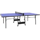 SPORTNOW Ping Pong Tafel-MDF, staal-274L x 152,5B x 76H cm-Blauw