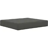 vidaXL Buitenbankkussen Polyester Antraciet 60 x 50,5 x 8 cm