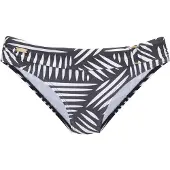 LASCANA Bikinibroek antraciet / wit