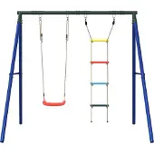 vidaXL Schommelset met schommel en ladder