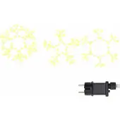 vidaXL Kerst Sneeuwvlok 252 LED's Warmwit 44,5 x 38 cm PVC