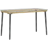 vidaXL Tuin Tafel Naturel 80 x 40 x 45 cm poly rattan