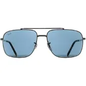 Ray-Ban Rechthoek Unisex Gepolijst Zilver Blauw RB3796