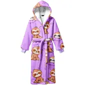 Mr. GUGU & Miss GO "Lazy Sloth" Sherpa badjas