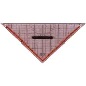 Rumold Geodriehoek 1058 Transparant Lengte schijne zijde: 32.5 cm