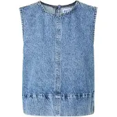 Pieces Top 'PCSky' blauw denim