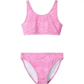 Name It Kids Bikini 'NKFZAnimal' framboos / wit