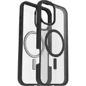 Otterbox React MagSafe Apple iPhone 16 Plus zwart Kristal - transparant/zwart