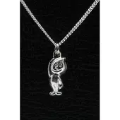 MOOYE ® - Collectie Zilveren Esso mannetje ketting hanger