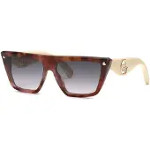 Philipp Plein Zonnebril SPP177 58/15/140 Avana cipria glanzend Acetaat VROUW SPP177