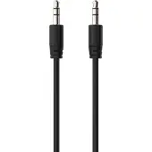 Sinox beslag mini-jack kabel. 1,2m. Sorteer, TV muurbeugel