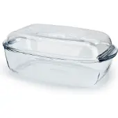 Pyrex Essentials Ovenschaal met Deksel 7L - Borosilicaatglas