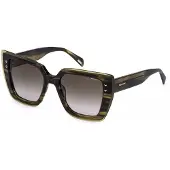 Police SPLR98 Marrone striato+verde 54/19/140 WOMAN Zonnebrillen