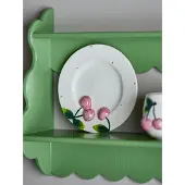 Bloomingville Berrie borden roze set van 6 stuks