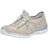 Rieker dames slip-on schoenen beige