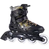 Tempish Wox 2.0 84 Skeelers - Inline Skates - Dames - Zwart/Goud - Maat 39
