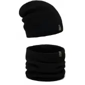 Alur Serie - Zwart Mannenensemble - Beanie en Sjaal