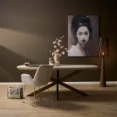Starfurn Eettafel Madison Zand 200cm Deens Ovaal