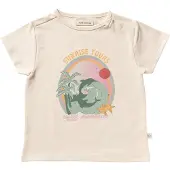 Your Wishes T-shirt wit Meisjes Stretchkatoen Ronde hals Printopdruk - maat 134