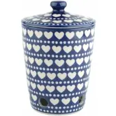 Bunzlau Castle Ui Knoflookpot Blue Valentine (Ø 12,5 cm)