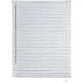 STORESDECO - Vinyl Jaloezieën met Koord Wit 120x160