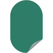 Groovy Magnets Ovaal Magneetsticker - Forest Green