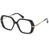 Max mara MM5175 52/15/135 Glazen voor Dames Shiny zwart Acetaat MM5175