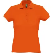 Sols Dames/dames Passion Pique Poloshirt met korte mouwen (Oranje)