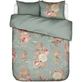 Essenza Dekbedovertrek Orianna Dusty Teal Satijn-200 x 200 / 220 cm | 2-Persoons
